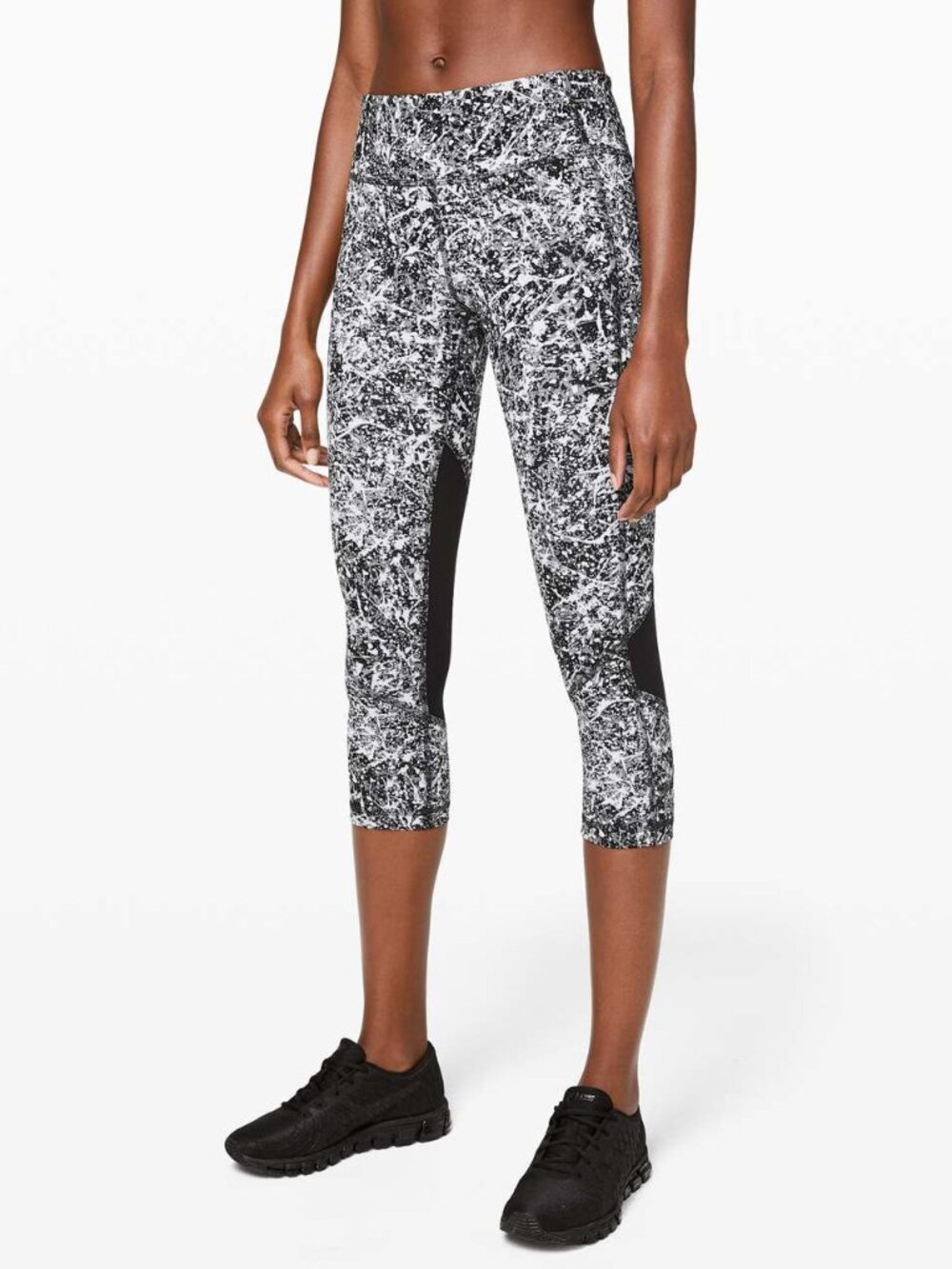 Lululemon Pace Rival Crop 22" | Paint Splash | Size 10